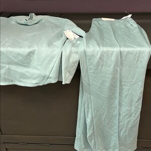 NWT Dusty Aqua  Two-Piece Set